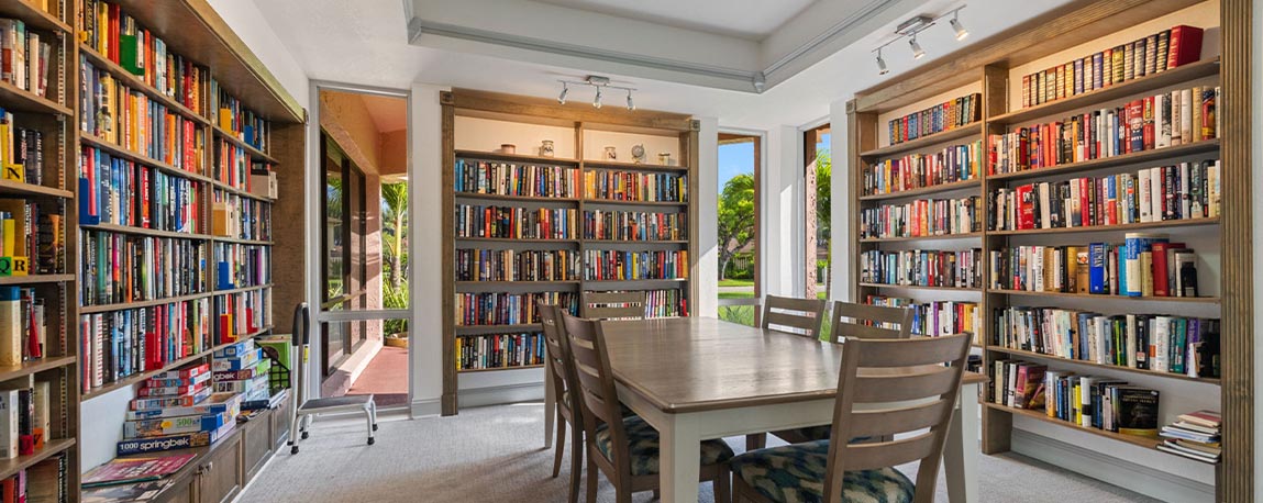 Library Room | Turtle Lake Golf Colony COA Naples Florida